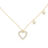 Heart Duo Drop Pendant