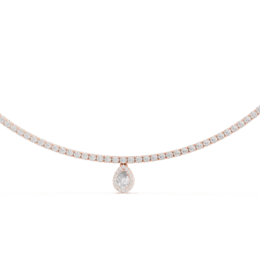 PureSpark Pear Necklace