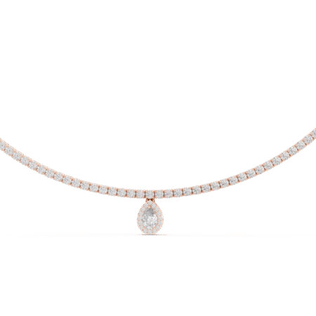 PureSpark Pear Necklace